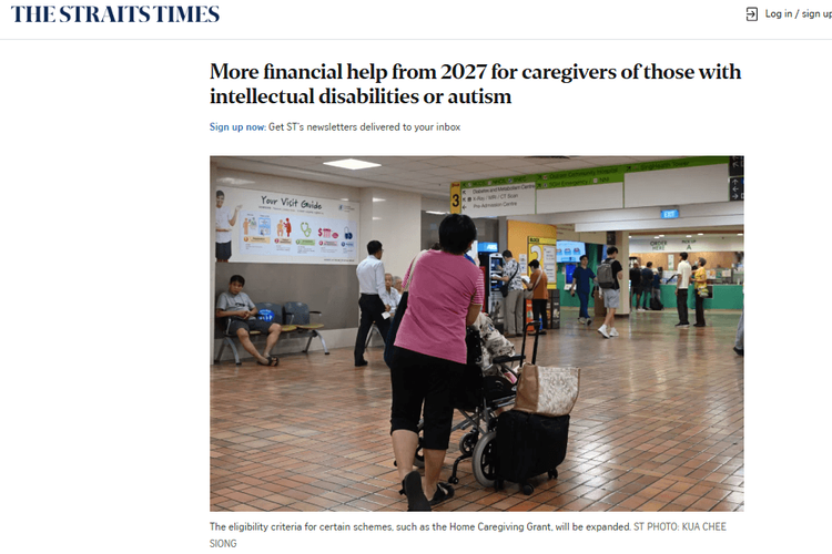 Caregivers of those with autism, intellectual disabilities to get more financial support