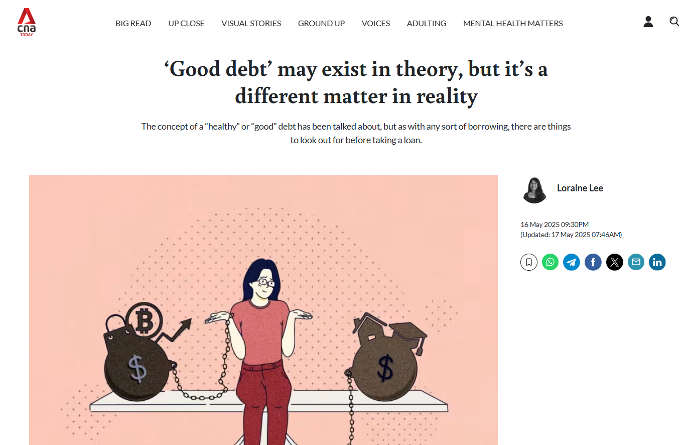 ‘Good debt’ may exist in theory, but it’s a different matter in reality